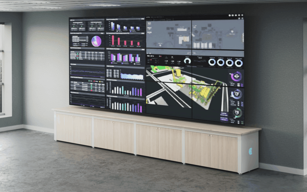 Credenza Cabinet Videowall