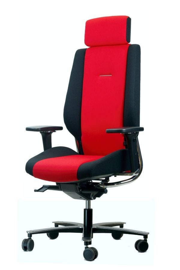Silla ergonómica NEXO 24h para uso intensivo en centros de control.